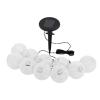 Lampa solara led - decor din hartie de