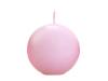 Lumanare sfera, roz, 10buc/set