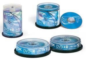 DVD Inregistrabil 16X TDK