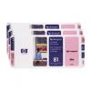 Hp c5071a ink light magenta dye 3 no. 81