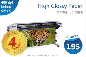 Printuri indoor pe hartie lucioasa (High Glossy Paper) PH-180GN