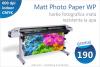 Printuri indoor pe hartie mata (Matt Photo Paper Water Proof) WP-190MP