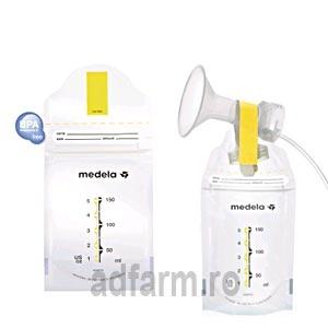 MEDELA PUMP & SAFE PUNGI DE COLECTARE LAPTE MATERN X 20 BUC 0080315