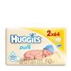 HUGGIES PURE DUO SERVETELE UMEDE COPII 64X2  128 BUC