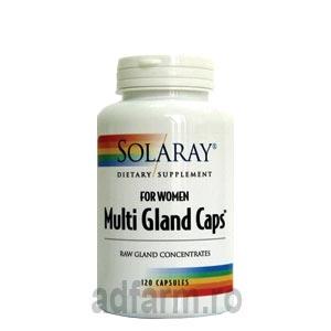 SOLARAY MULTI GLAND CAPS FOR WOMEN 120CP