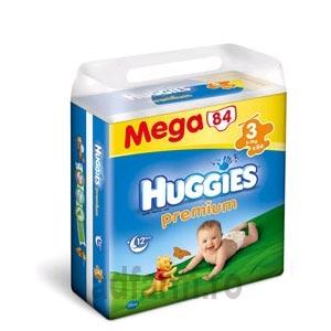 HUGGIES PREMIUM MEGA NR.3 (5-9 KG)