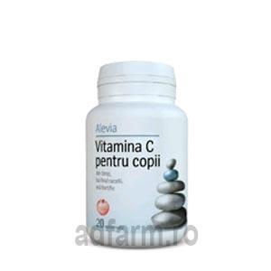 ALEVIA VITAMINA C PENTRU COPII 20 CP