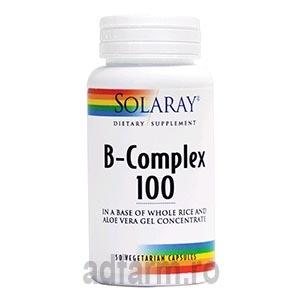 SOLARAY B COMPLEX 100MG 50CP