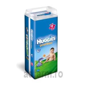 HUGGIES PREMIUM SCUTECE COPII NR. 4 (8-14 KG)