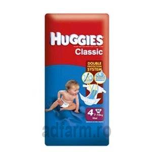 HUGGIES CLASSIC SCUTECE COPII NR. 4 (7-16 KG)
