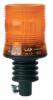 Girofar LED compact cu prindere cap de bara Din Pole si amortizor vibratii (galben-portocaliu)