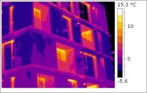 Localizarea pierderii de caldura a cladirilor
