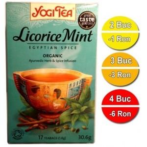 Ceai Bio  LEMN DULCE & MENTA  YOGI TEA&reg; 30,6 g