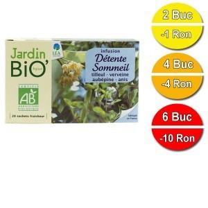 Ceai BIO/ECO, relaxare si somn linistit, Jardin Bio 30 g