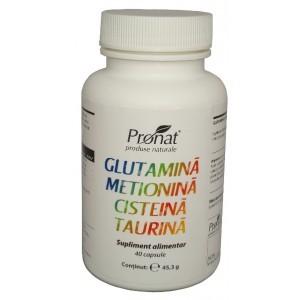 Glutamina-metionina-Cisteina-Taurina 60 capsule