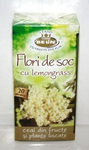 Belin Ceai de Flori de Soc cu Lemongrass 20 Plicuri