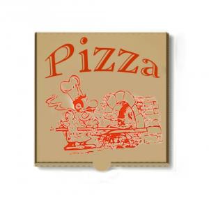 Cutii pizza 24cm kraft (100 buc)