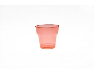 Pahare cristal rosu 180ml (500buc)