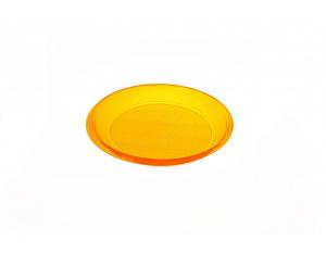 Farfurie cristal portocaliu 21cm (500buc)