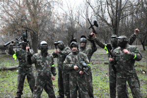 Casca paintball