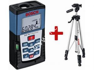 DLE 70 + BS 170 telemetru laser cu stativ Bosch