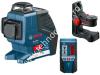 Nivela laser bosch gll 3-80 p+bm1+lr2 cu suport