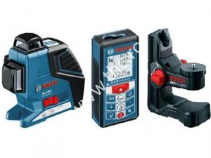 GLL 3-80 P+BM1+GLM 80 nivela laser Bosch cu suport universal si telemetru