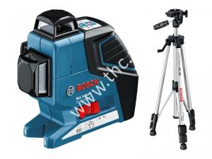 GLL 3-80 P+ BS 150 nivela laser cu linii 360 Bosch cu stativ inclus
