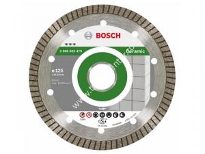 Disc diamantat Bosch Ceramica Extraclean Turbo 125 mm