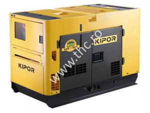 Generator de curent  insonorizat cu automatizare Kipor 10.6 kVA KDE 13 SS