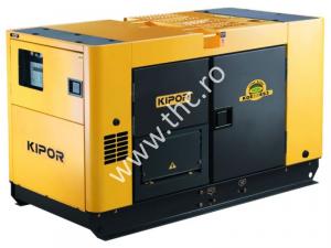 Generator trifazat insonorizat cu automatizare Kipor 28 kVA KDE 35 SS3