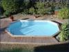 Piscina lemn oblong