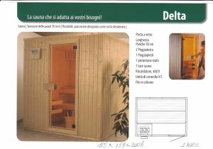 Sauna DELTA
