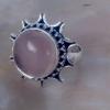 Inel argint quartz roz-cod:rqs-0001
