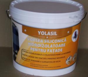 YOLASIL - Vopsea siliconica hidrizolatoare pentru fatade