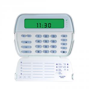 Tastatura LCD icon cu modul wireless DSC RFK5501, 64 zone, 8 partitii, 32 zone radio