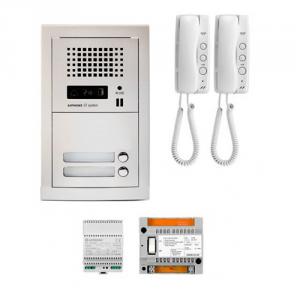 Set interfon de interior Aiphone GTA2E, 2 familii, bloc