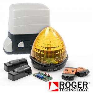 Kit automatizare poarta culisanta Roger Technology R30/1200, 1200 Kg, 230 V, 420 W