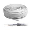 Cablu coaxial rg 6, cupru, diametru 6.8 mm, rola 100