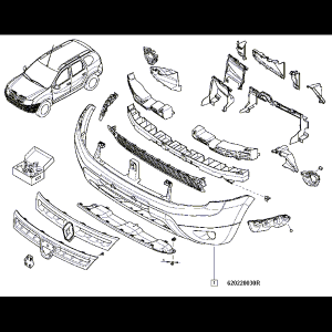 Bara protectie fata Dacia Duster An 2009-2013