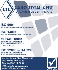 CERTIFICARE ISO 22000