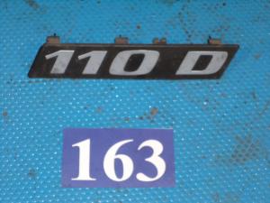 Inscriptie grila radiator 110D
