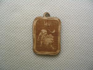 Medalion lemn Zodiac