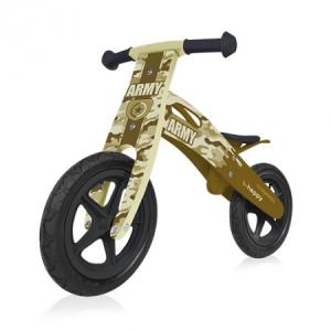 Baby Design B-Happy Bicicleta din Lemn 09 Army