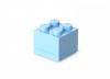 Mini cutie depozitare lego 2x2 albastru deschis