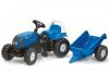 Tractor cu pedale si remorca pentru copii 011841