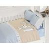Lenjerie baby bamboo 4 piese baby blue