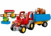 Tractor de ferma lego duplo