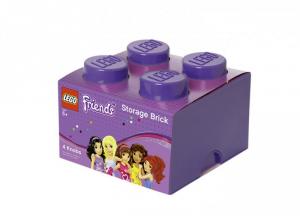 Cutie depozitare LEGO Friends 2x2 violet
