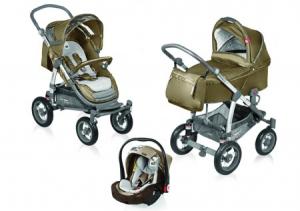 Carucior multifunctional 3 in 1 Espiro Enzo Evo 01 sand